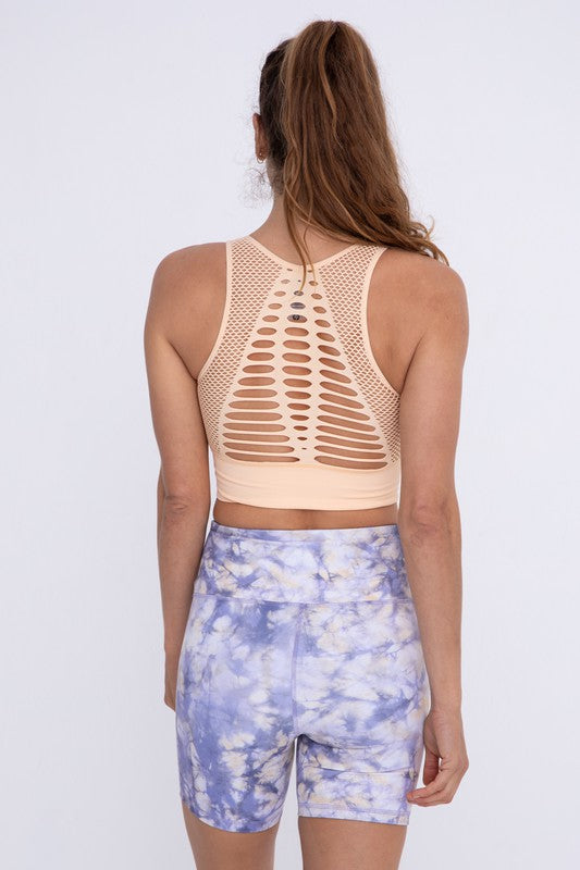 Laser Cut Seamless Sports Bra